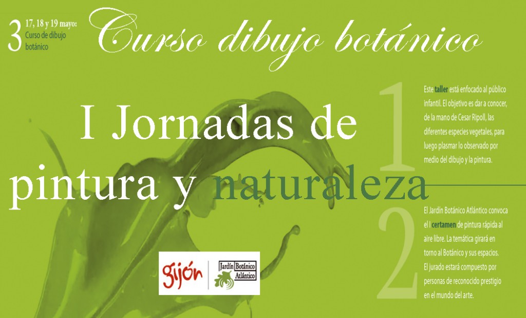 I Jornada de pintura y naturaleza en el Jradín Botánico Atlántico de Gijón